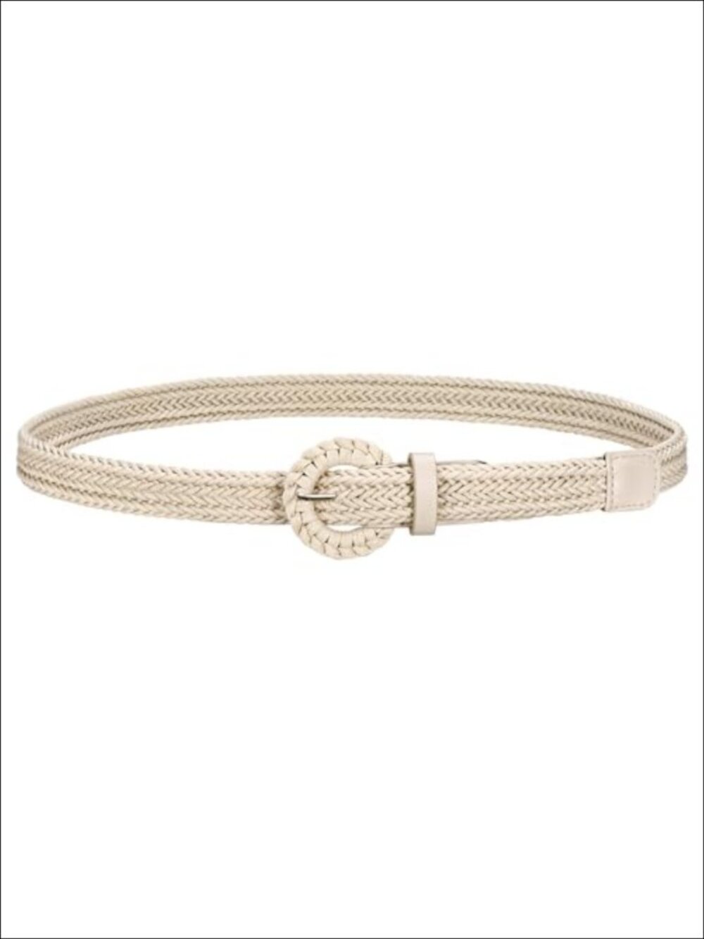 Women's Straw Braided Woven Boho Skinny Belt Adjustable Summer Dress Waist Strap